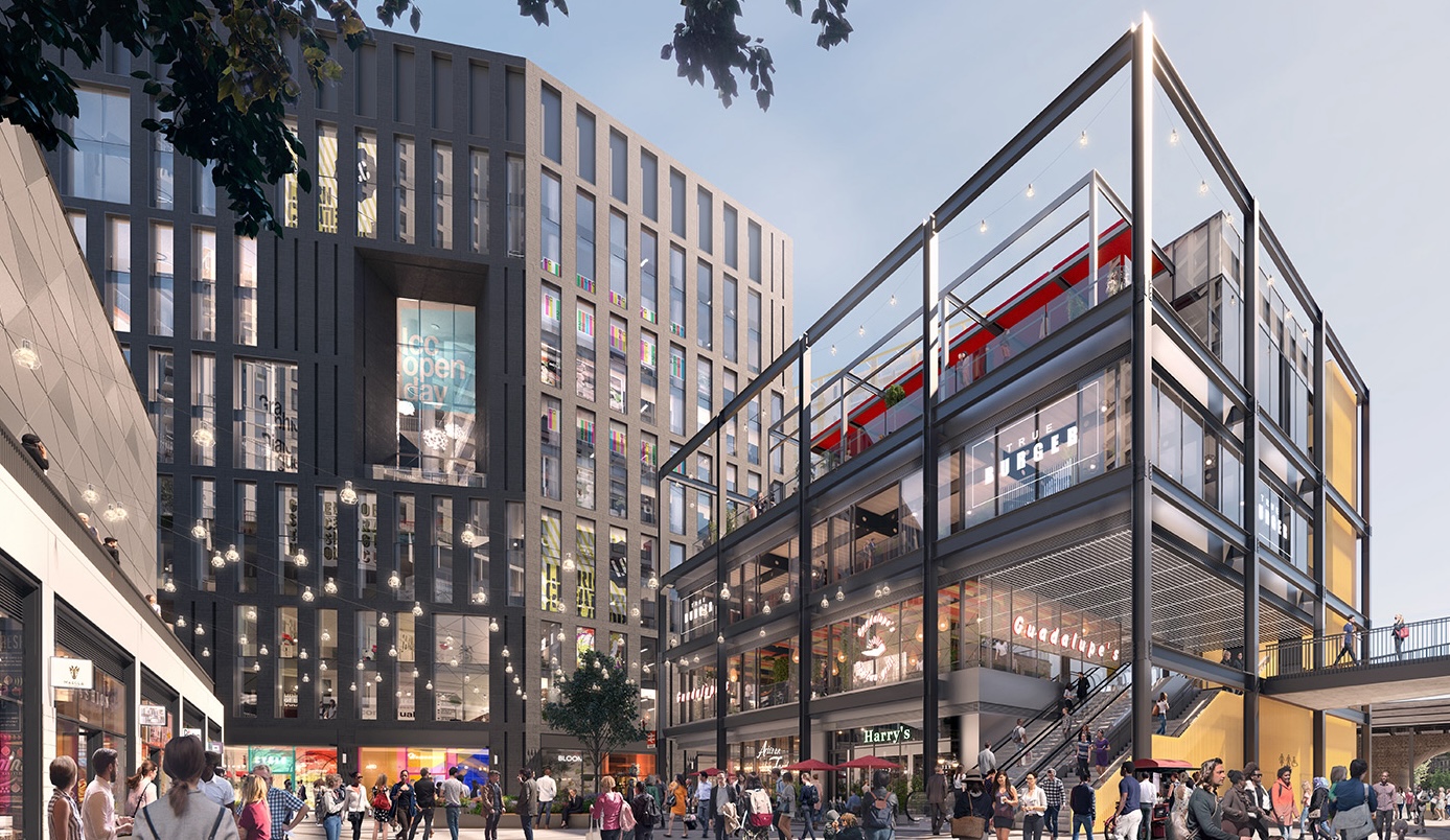 How the Elephant and Castle redevelopment will look - with exposed steel that has already served the built environment