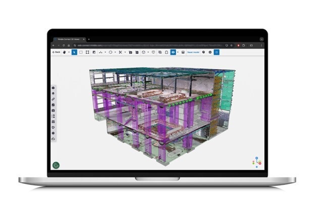 Image of Trimble Reality Capture on a laptop screen