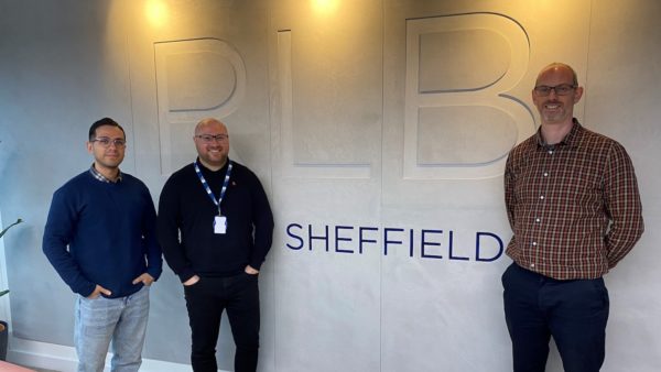 RLB Digital recruits - image of (left to right) Ashkan Parianfard, Adam Helliwell and Simon Creaney.