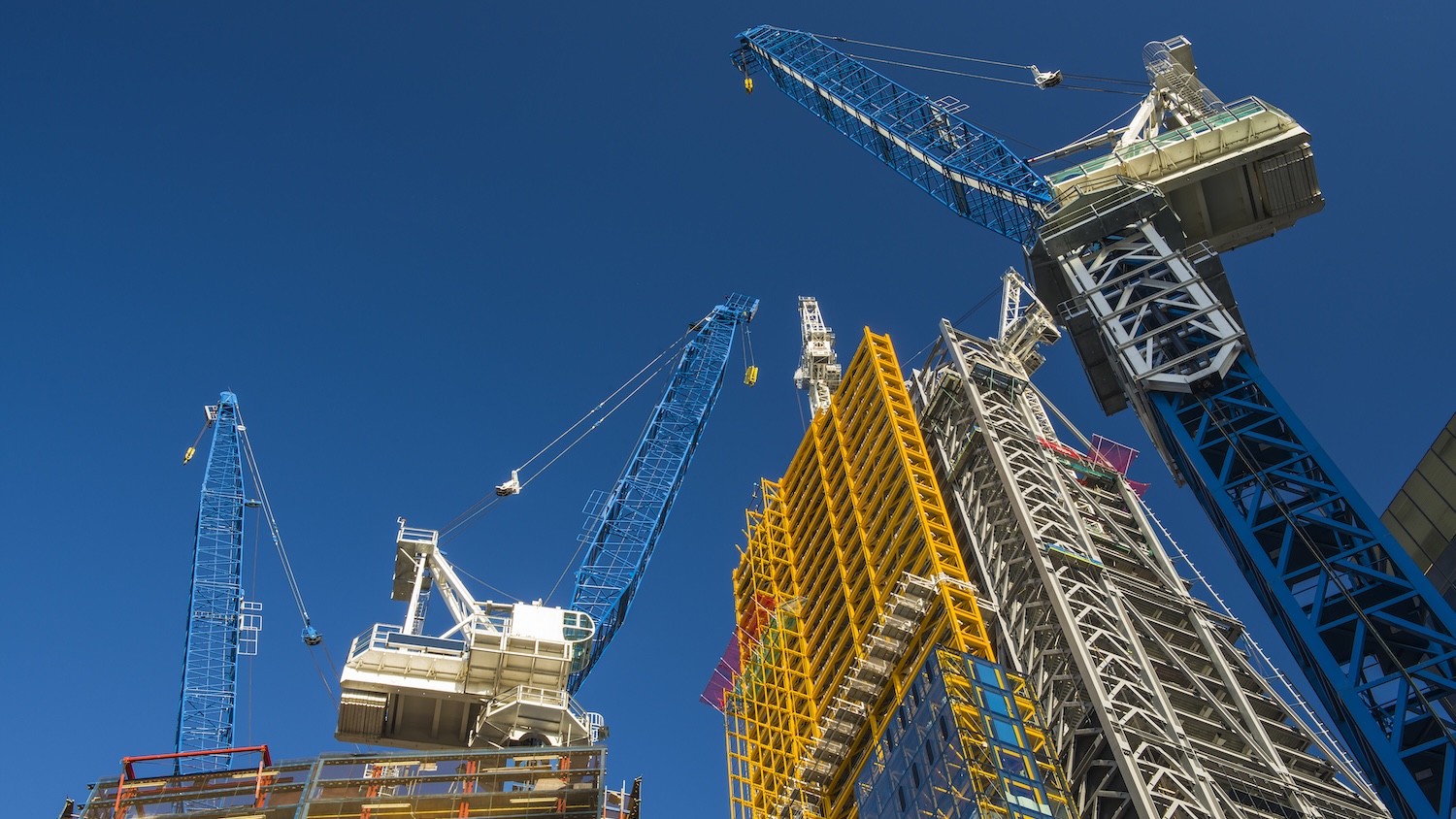 Construction site image for Northumbria University waste story