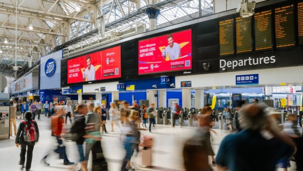 A photo of London Waterloo station concourse for Network Rail AtkinsRéalis story